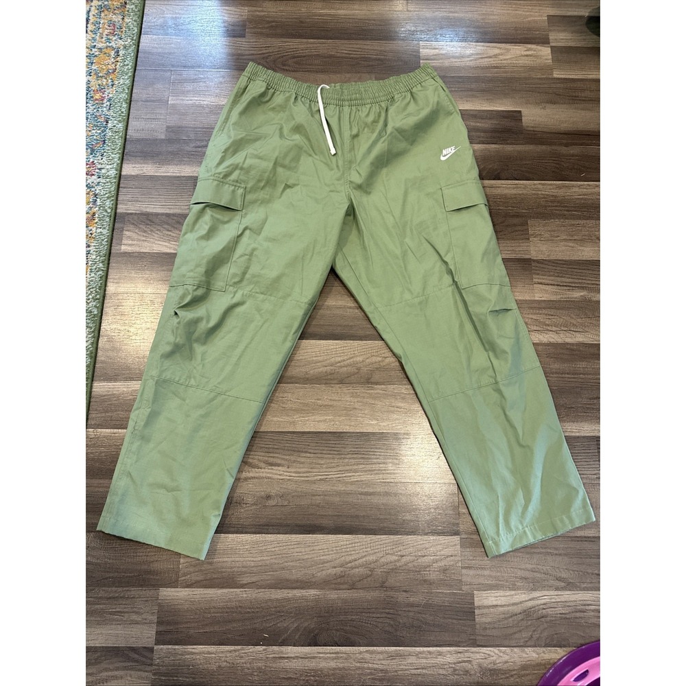Nike Rn#56324 Green Pants Draw String Slacks Sz XXL